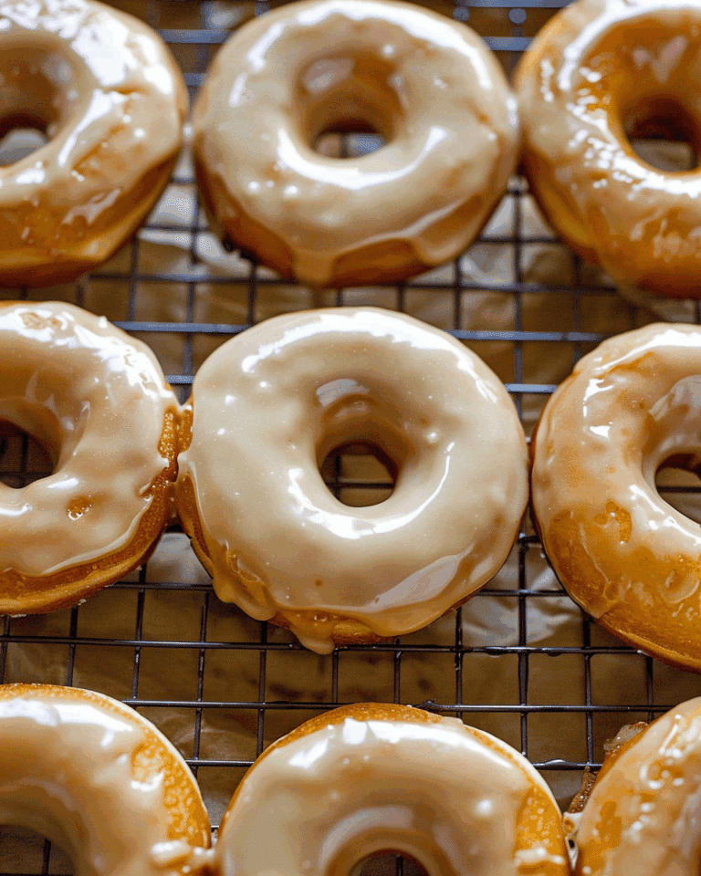 Baked Maple Glazed Donuts