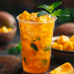 Homemade Mango Iced Tea