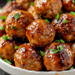 Honey Garlic Turkey Meatballs