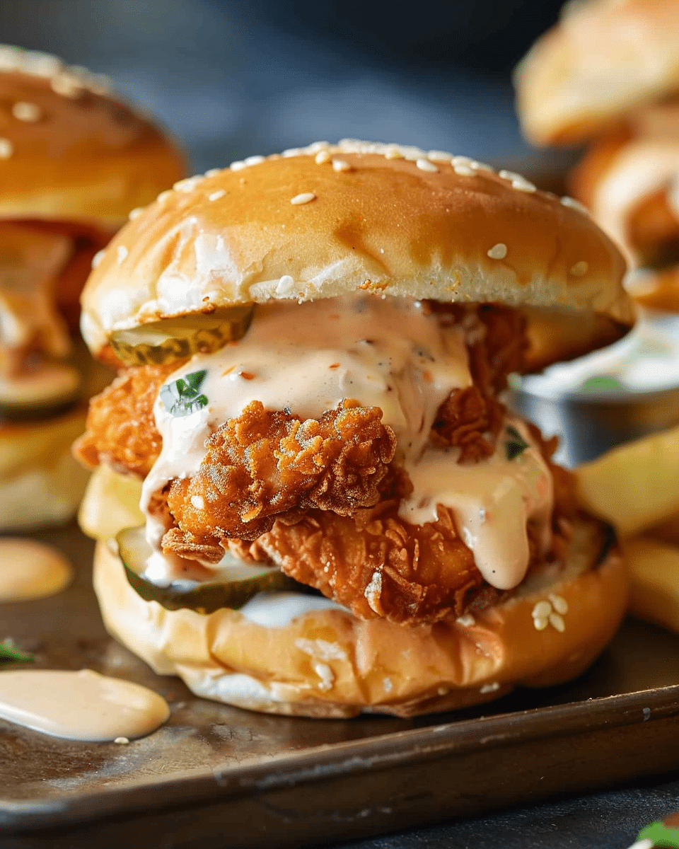 Bang Bang Chicken Sliders