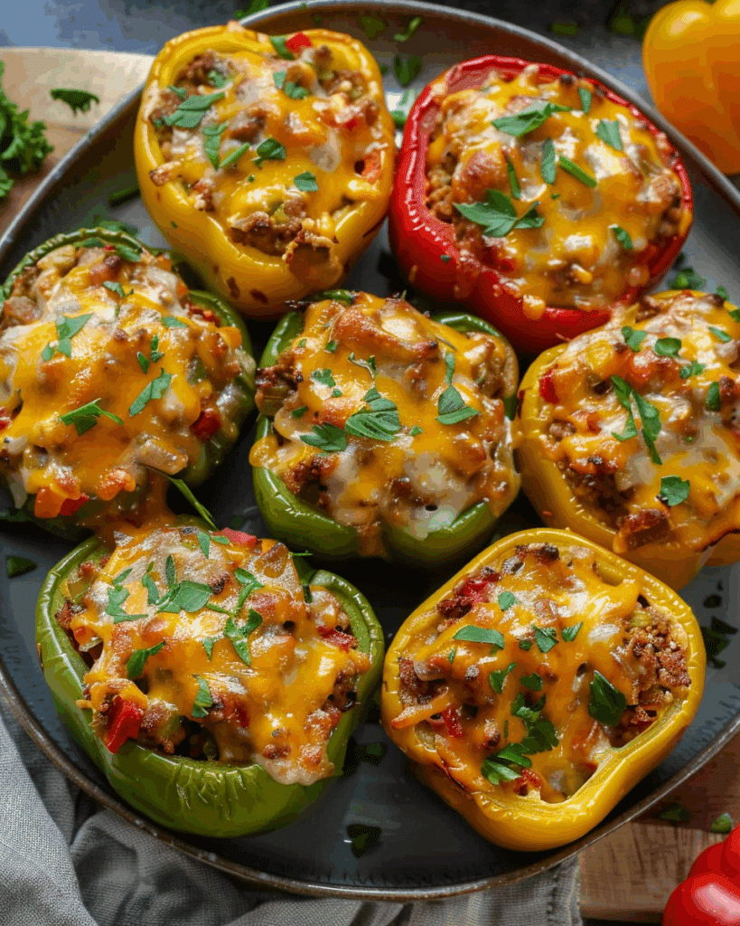 Easy Stuffed Bell Peppers