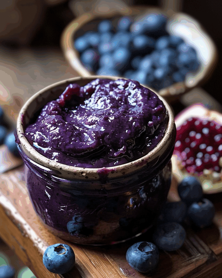 Homemade Blueberry Butter