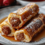 Sausage French Toast Roll-Ups