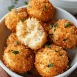 Air Fryer Cheesy Mashed Potato Balls