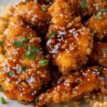Baked Crunchy Hot Honey Chicken