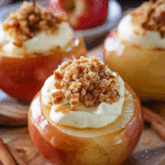Cheesecake Stuffed Baked Apples