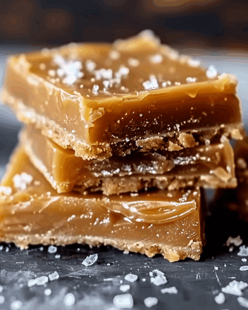 Salted Caramel Butter Bars