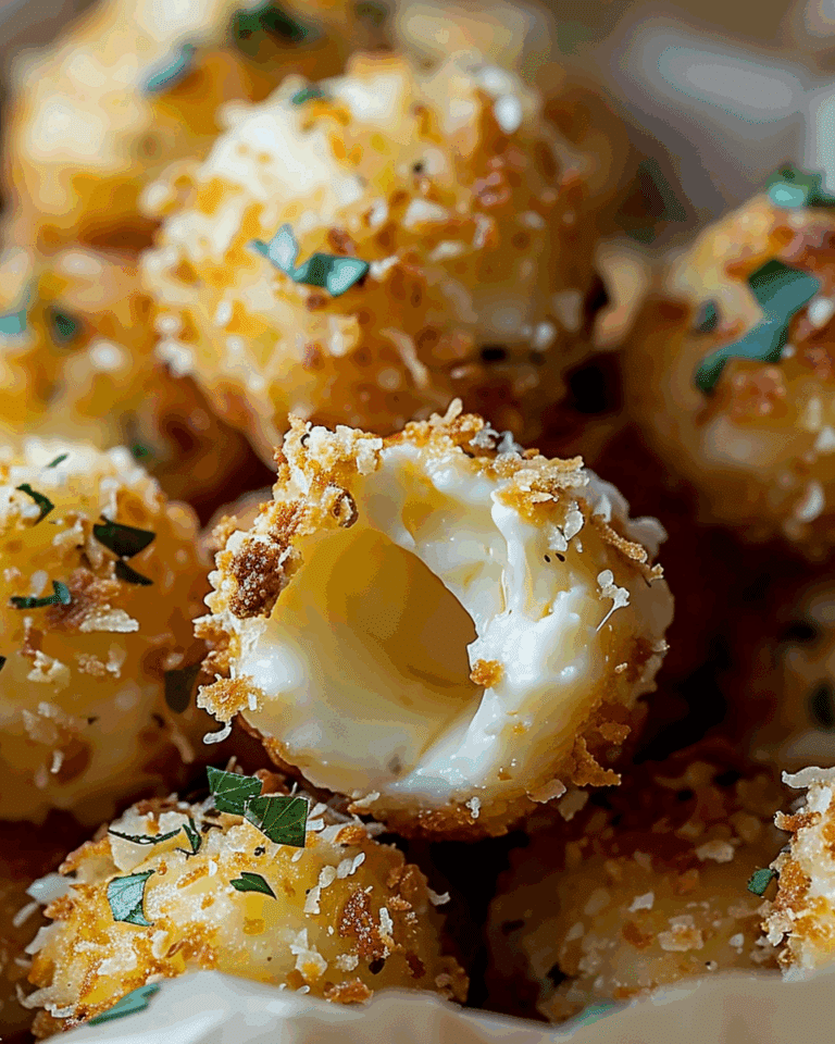 Cheesy Parmesan Mozzarella Bites