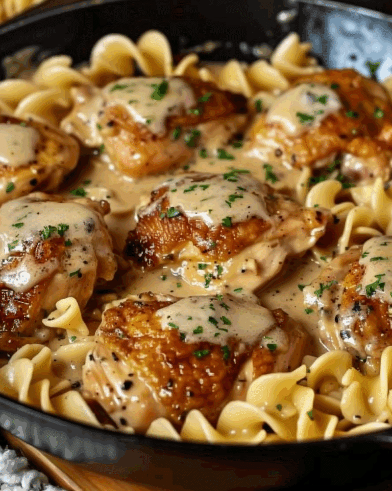 One-Pan Chicken with Buttered Noodles