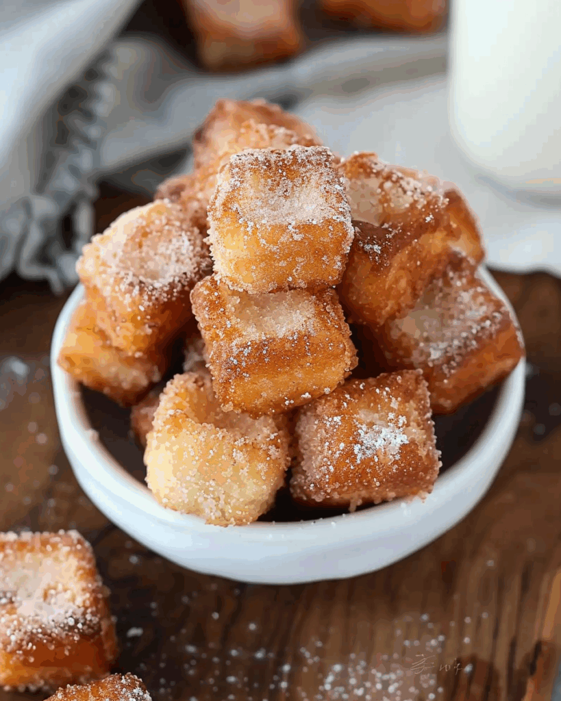 Tasty Angel Cake Churro Bites