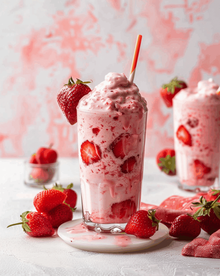 Korean Strawberry Milk