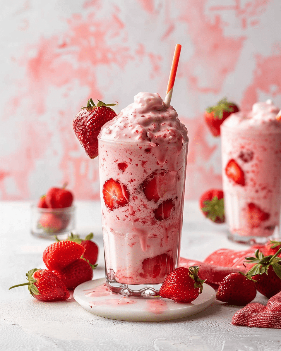 Korean Strawberry Milk