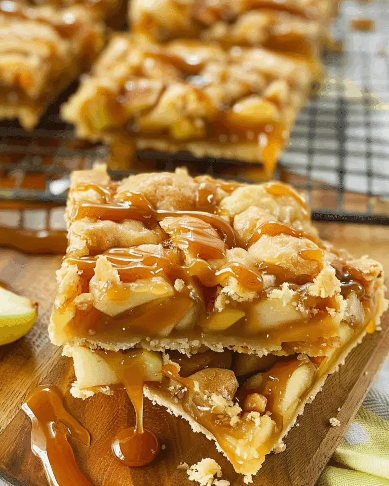 Caramel Apple Bars
