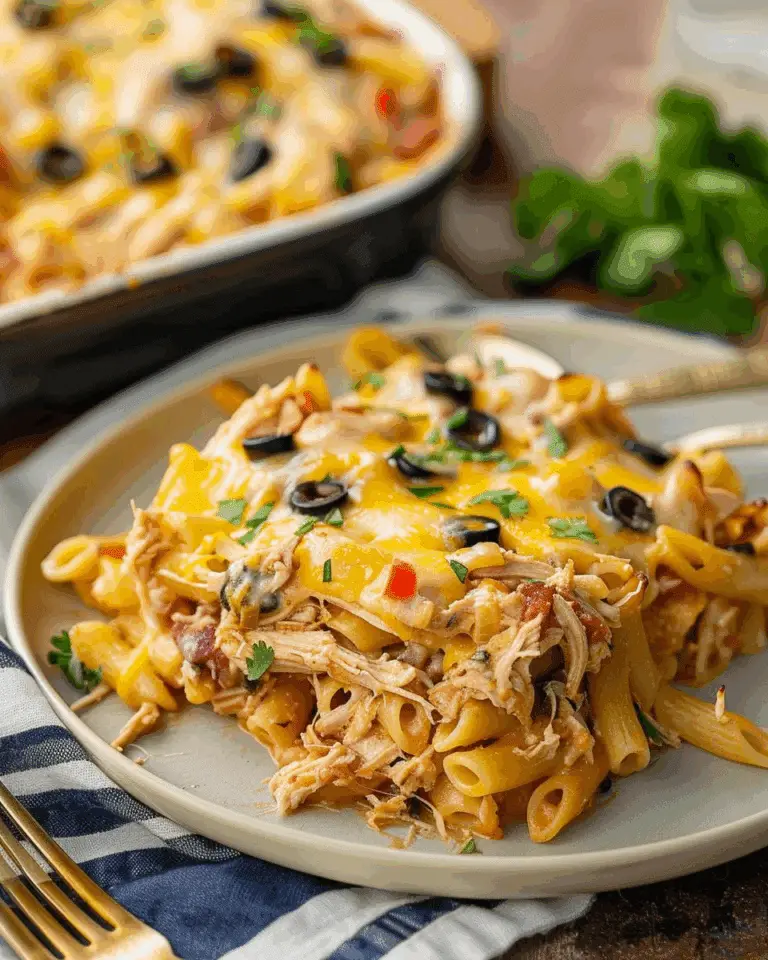 Fiesta Chicken Pasta Casserole