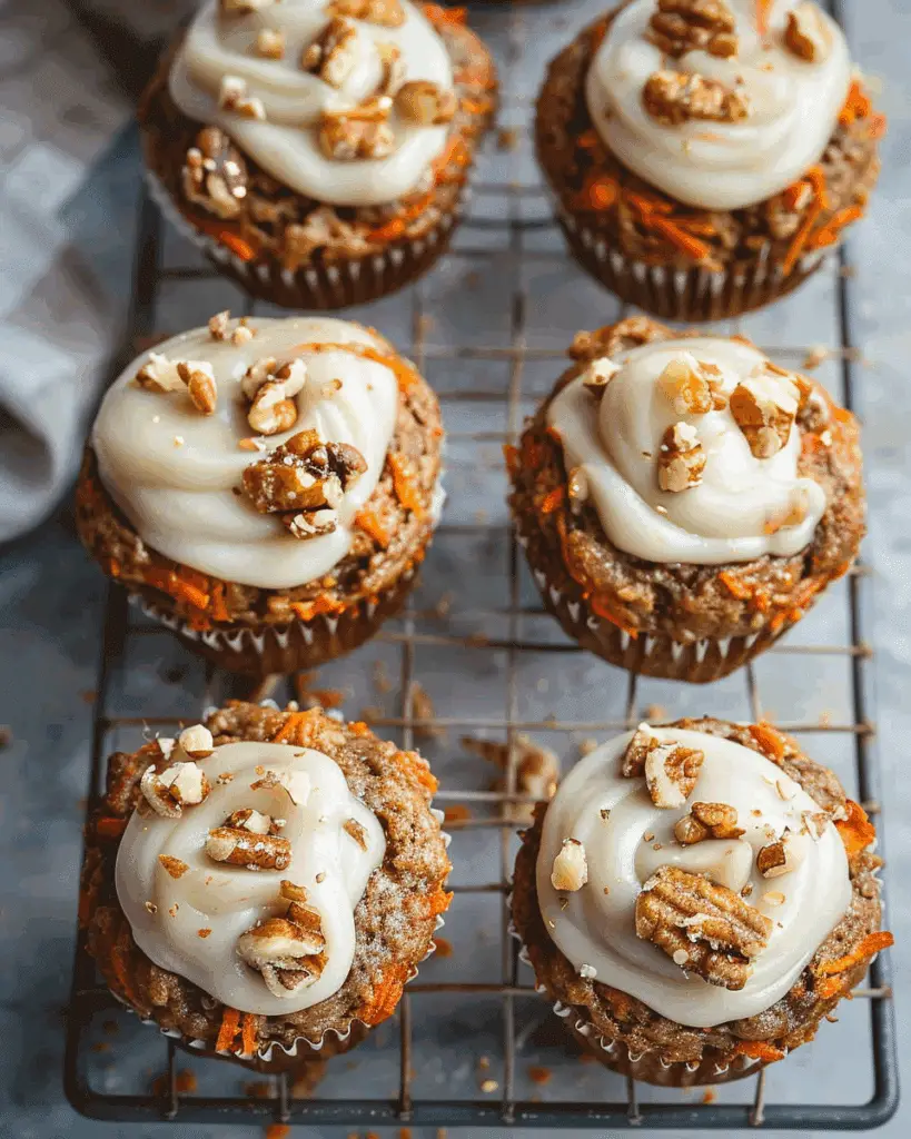 Vegan Carrot Cake Muffins