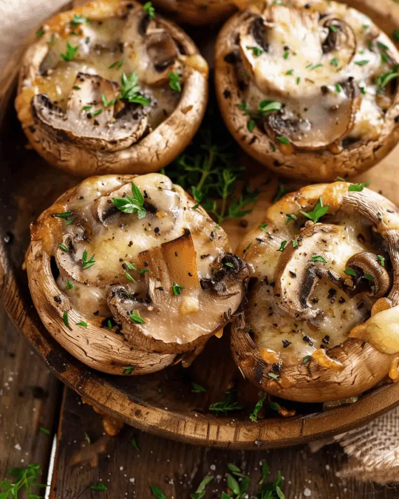 Cheesy Mushrooms