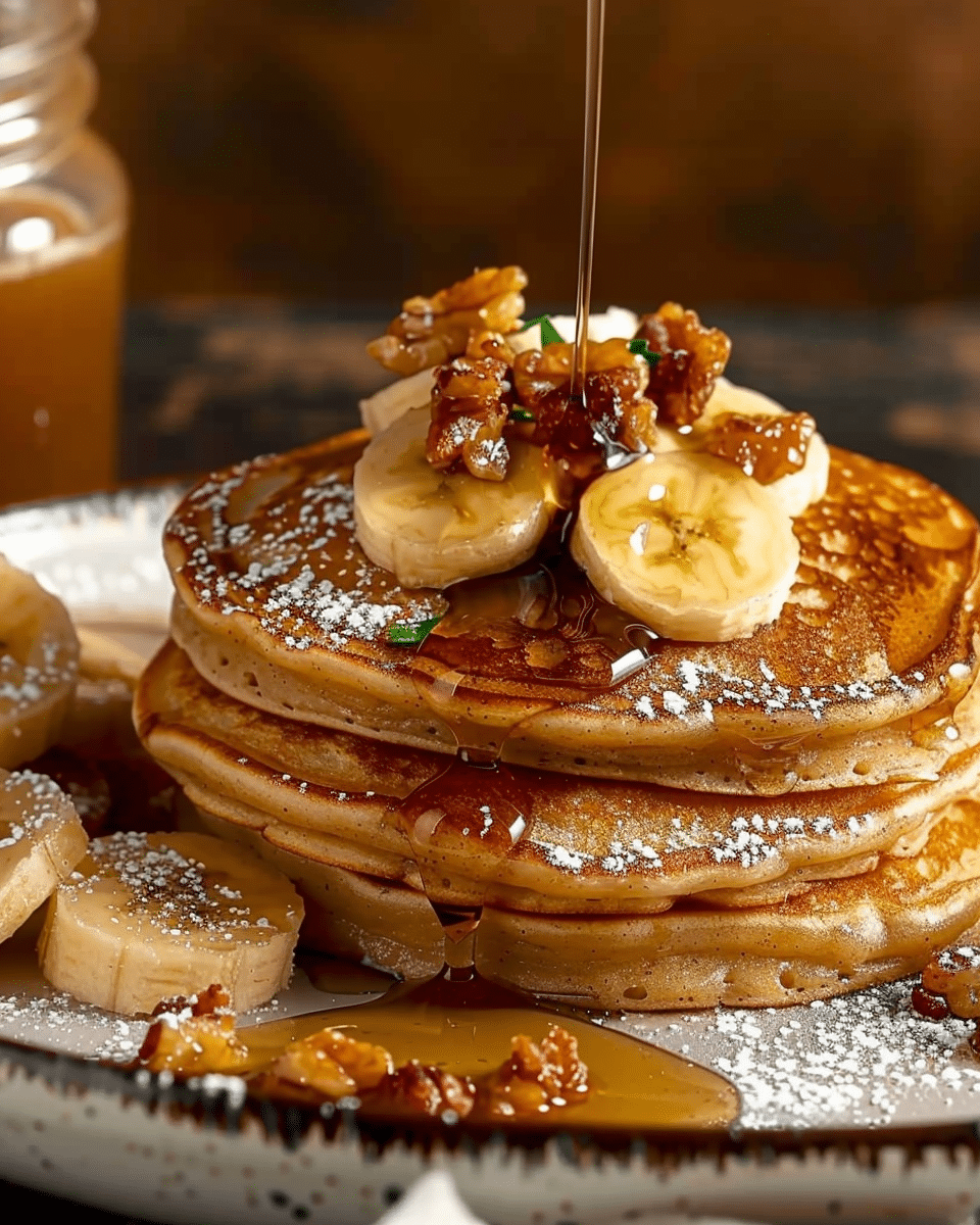Bananas Foster Pancakes