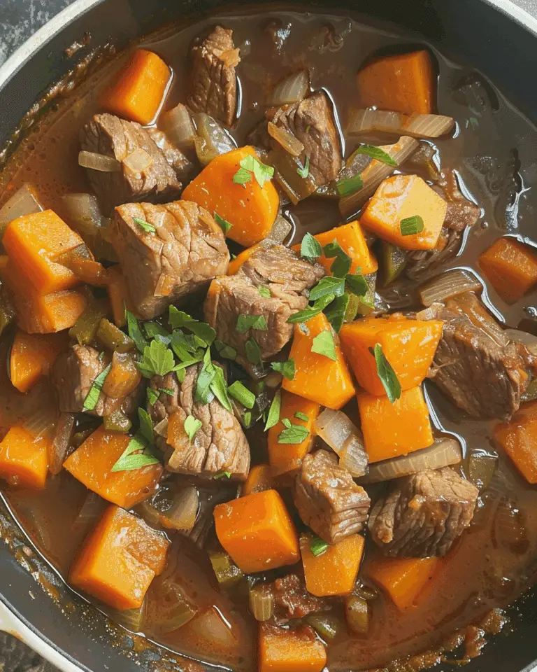 Beef Stew with Sweet Potatoes
