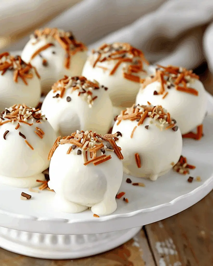 Carrot Cake Ball Truffles