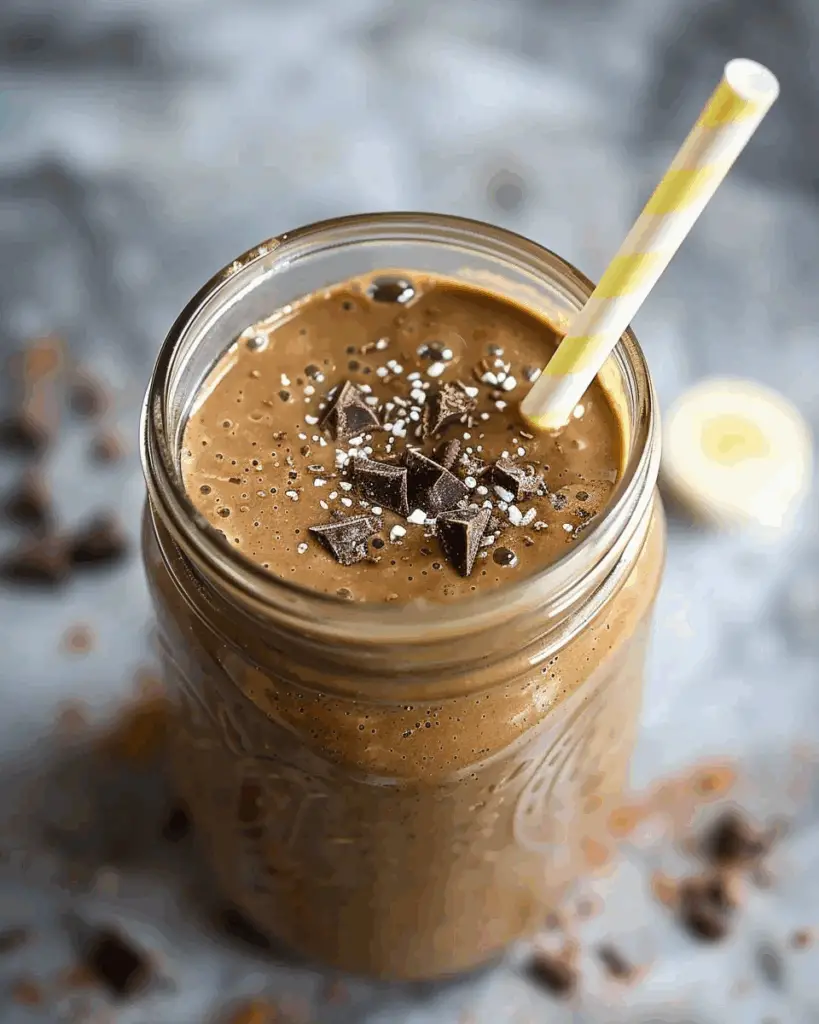 Chocolate Banana Protein Smoothie