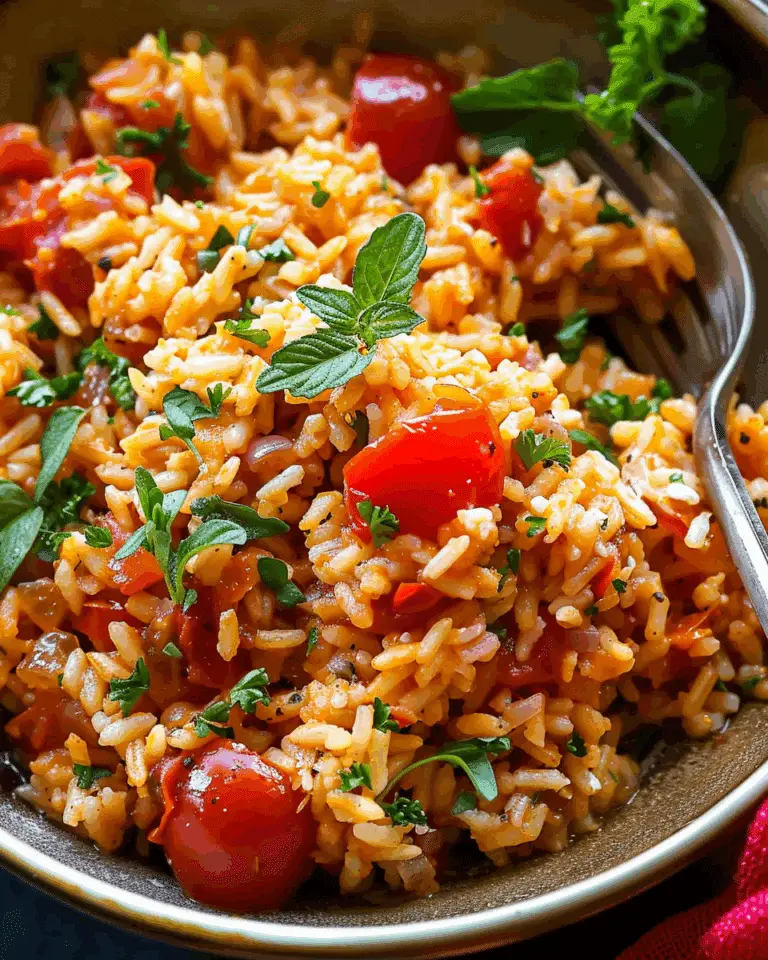 Easy Greek Tomato Rice – Ntomatorizo