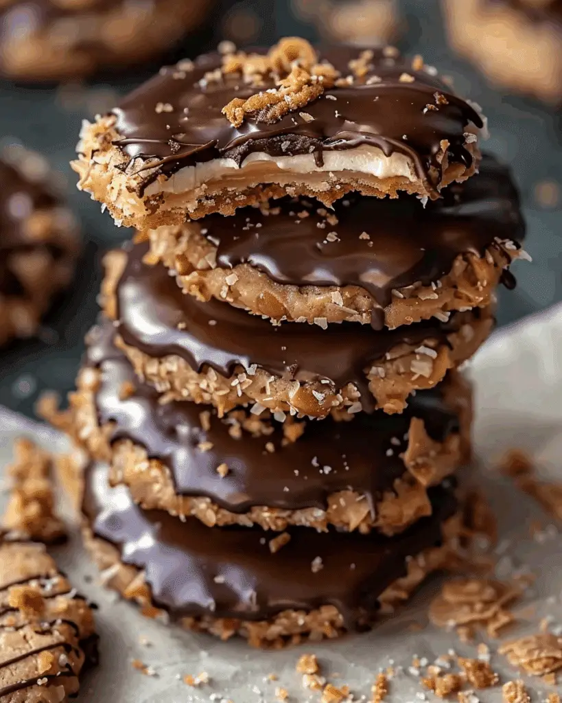 Homemade Samoas Girl Scout Cookies