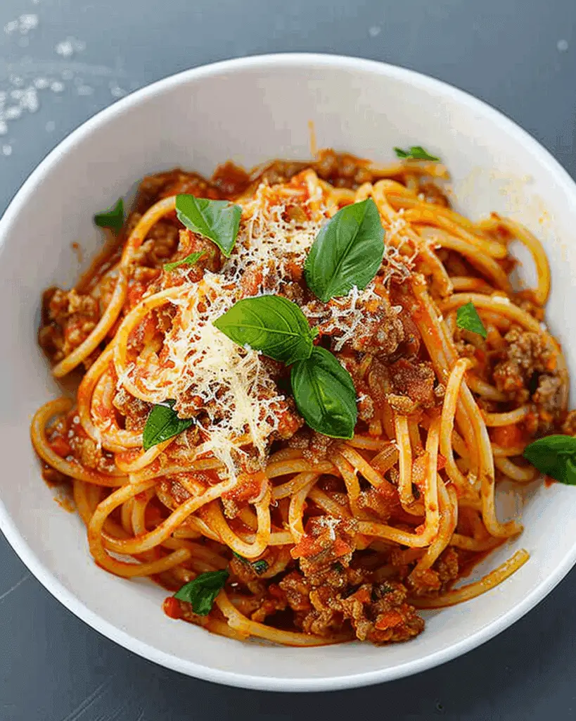 One Pot Spaghetti with Sausage Sauce