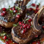 Spiced Lamb Chops with Pomegranate Glaze