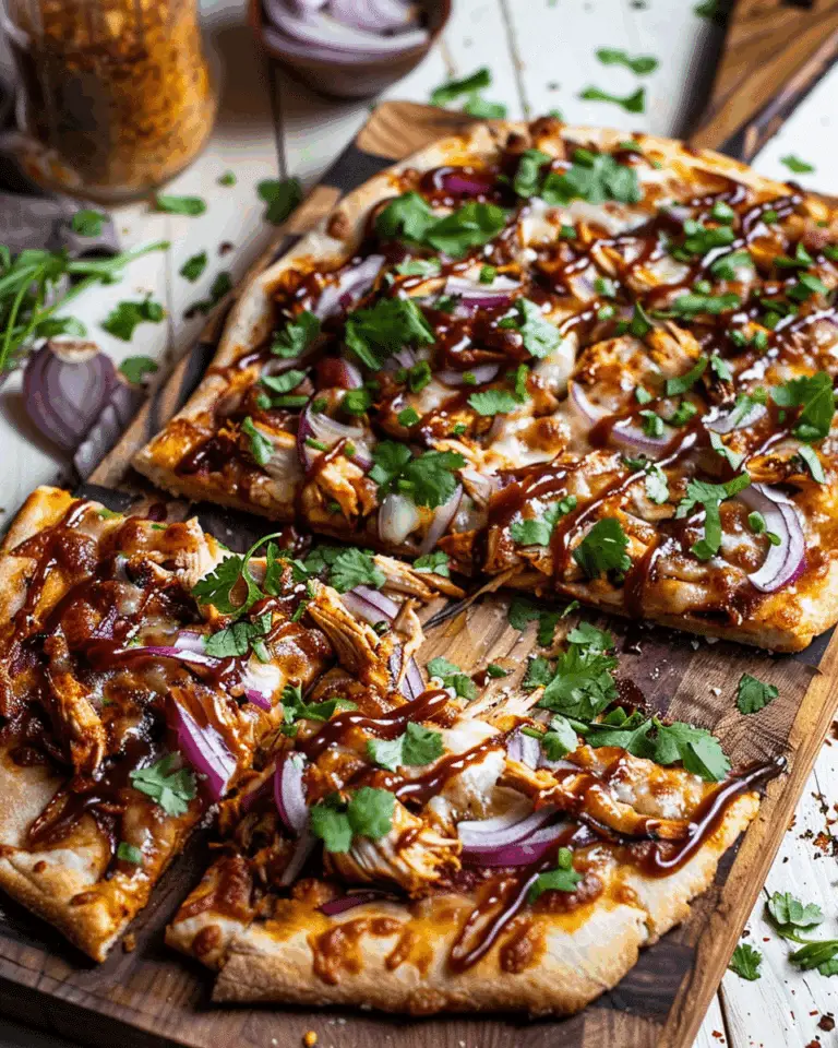 BBQ Chicken Flatbread Pizza