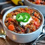 Roasted Vegetable Quinoa Chili