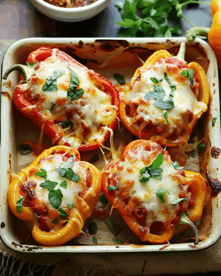 Supreme Pizza Stuffed Peppers