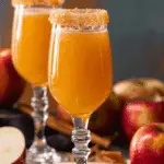 Caramel Apple Cider Mimosas