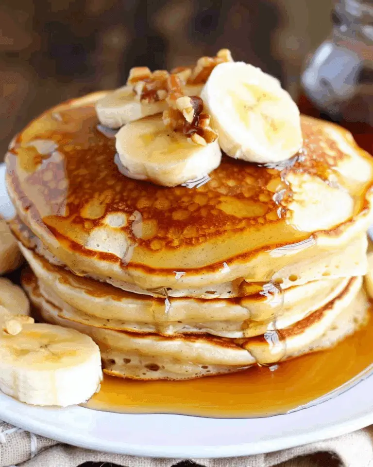 Fluffy Banana Pancakes