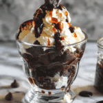 Hot Fudge Brownie Sundaes