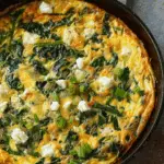 Frittata with Spinach and Feta