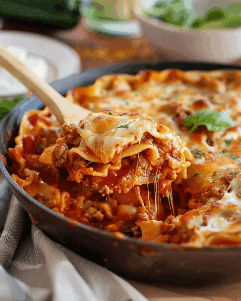 Easy Skillet Lasagna
