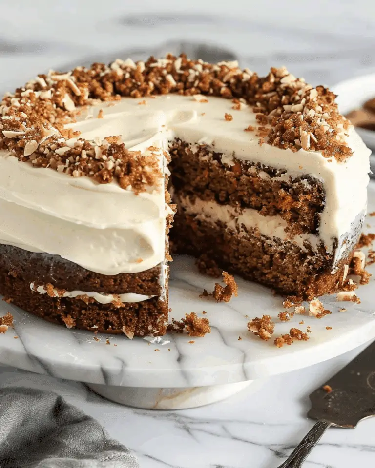 Ottolenghi‑Style Carrot & Walnut Cake with Cream Cheese Frosting