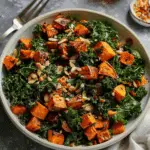 Roasted Sweet Potato and Kale Salad