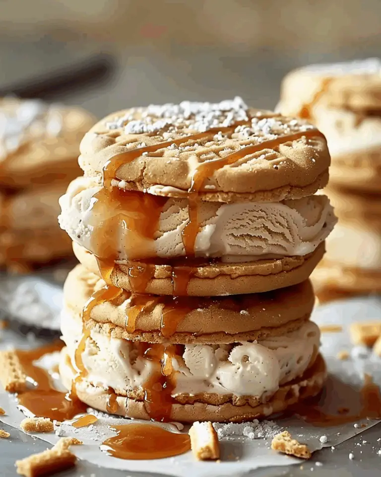 Salted Caramel Ice Cream Sandwich