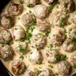 Homestyle Swedish Meatballs in Creamy Gravy Recipe