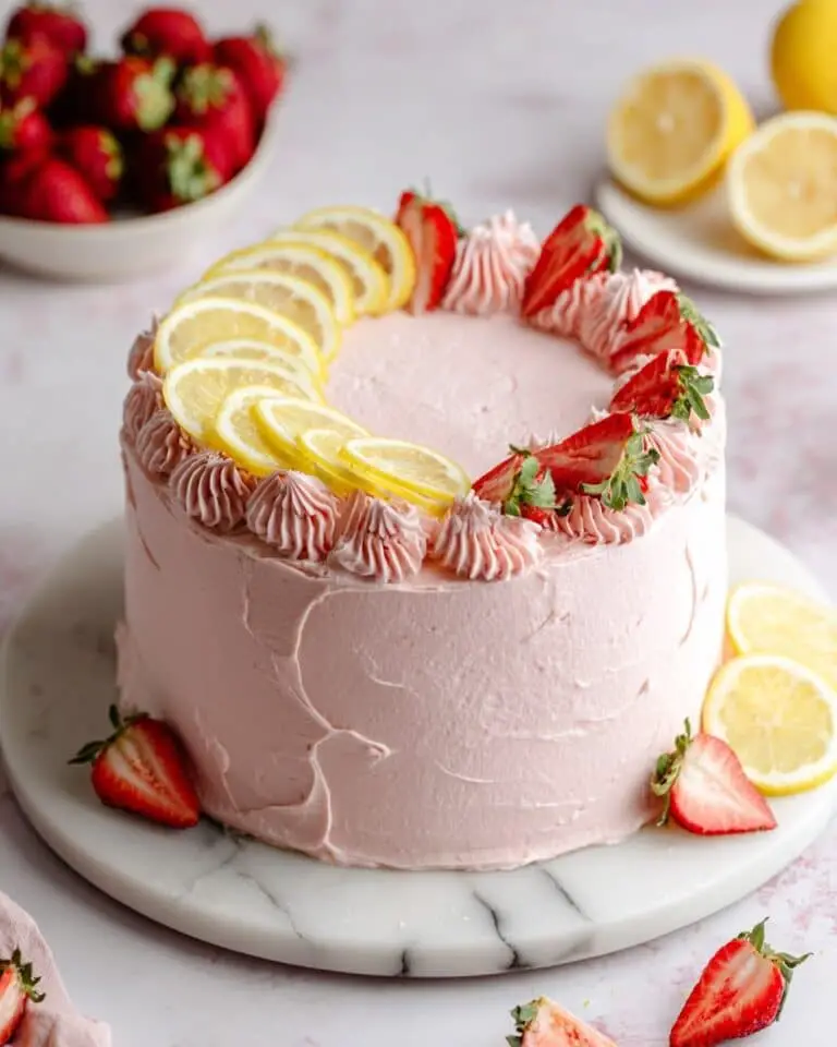 Strawberry Lemon Cake Recipe