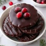 Decadent Chocolate Covered Cranberry Sauce Bites Recipe
