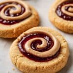 Copycat Crumbl Peanut Butter and Jelly Cookies Recipe
