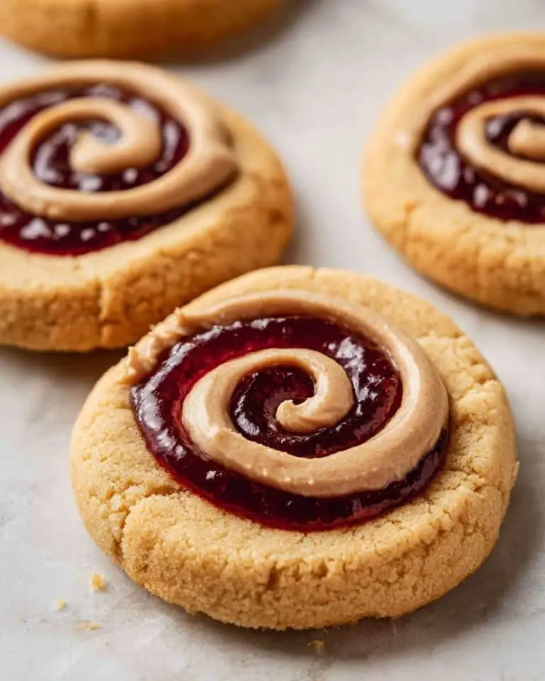 Copycat Crumbl Peanut Butter and Jelly Cookies Recipe