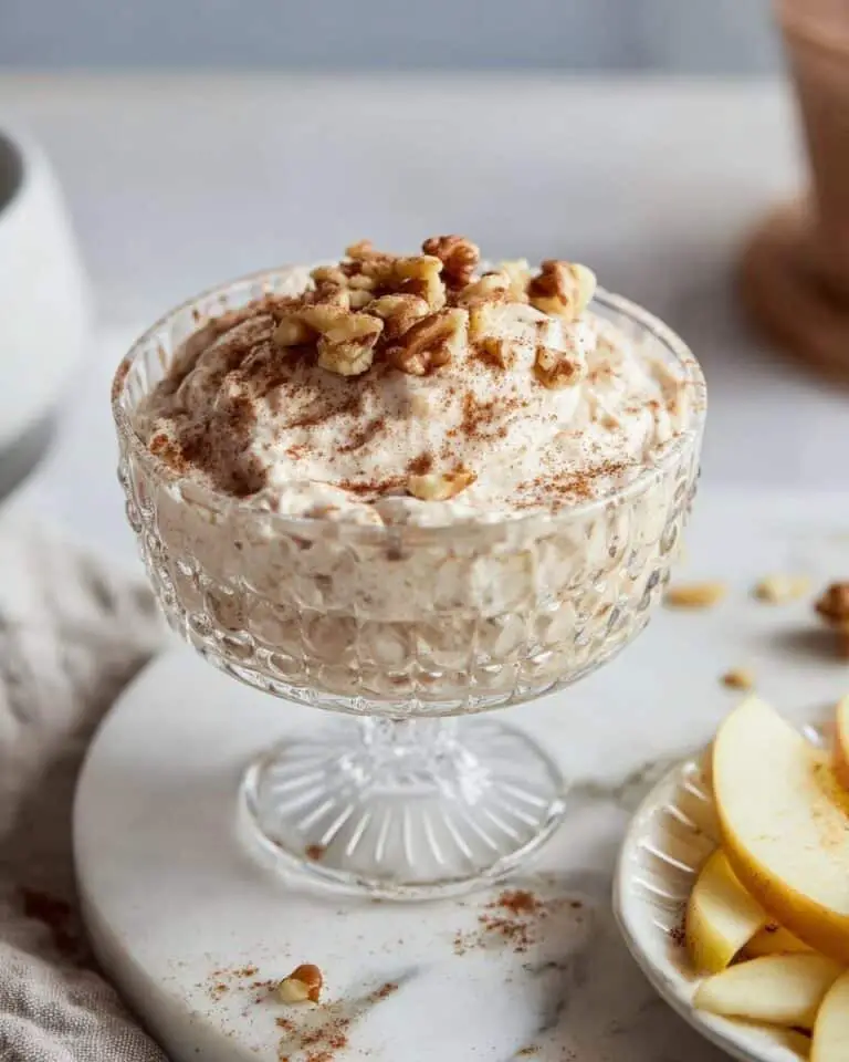 Apple Cinnamon Mousse with Walnuts Recipe