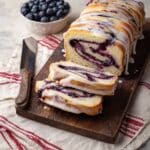Blueberry Bread with Lemon Glaze Recipe