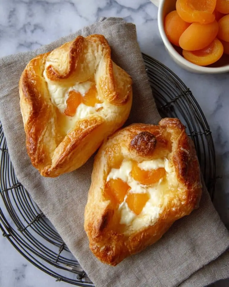 Homemade Apricot Cream Cheese Danishes Recipe