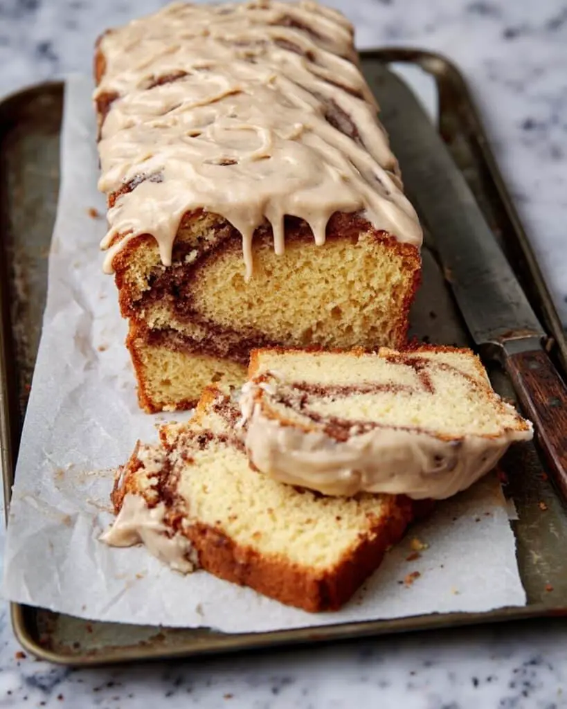 Cinnamon Roll Bread with Cinnamon Cream Cheese Frosting Recipe
