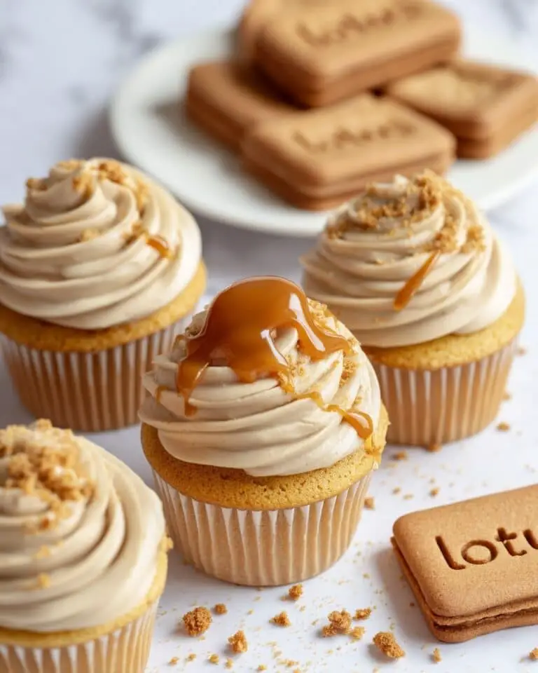 Biscoff Cupcakes Recipe