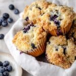 Bakery Style Blueberry Muffins Recipe